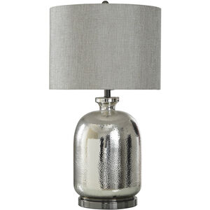 Cameron 30.5 inch 100.00 watt Kassiania Silver Table Lamp Portable Light
