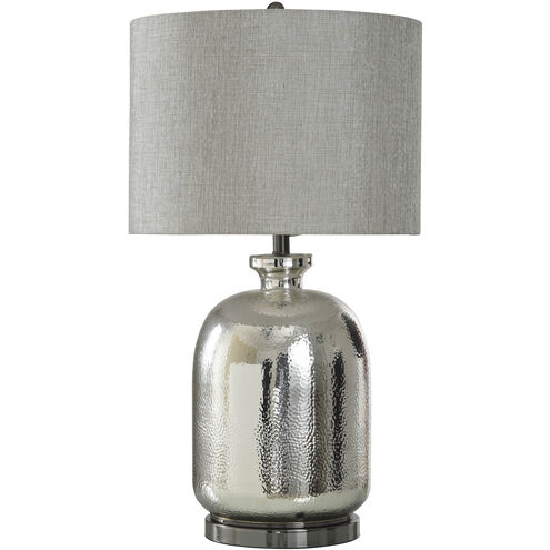 Cameron 30.5 inch 100.00 watt Kassiania Silver Table Lamp Portable Light