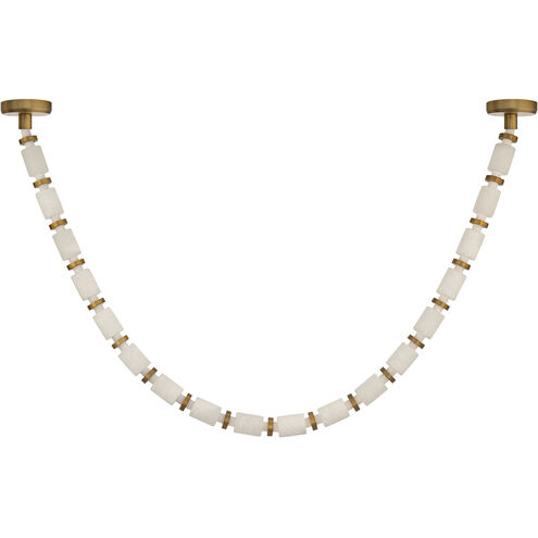 Entice 18 Light 2 inch Aged Brass Pendant Ceiling Light in 4000K