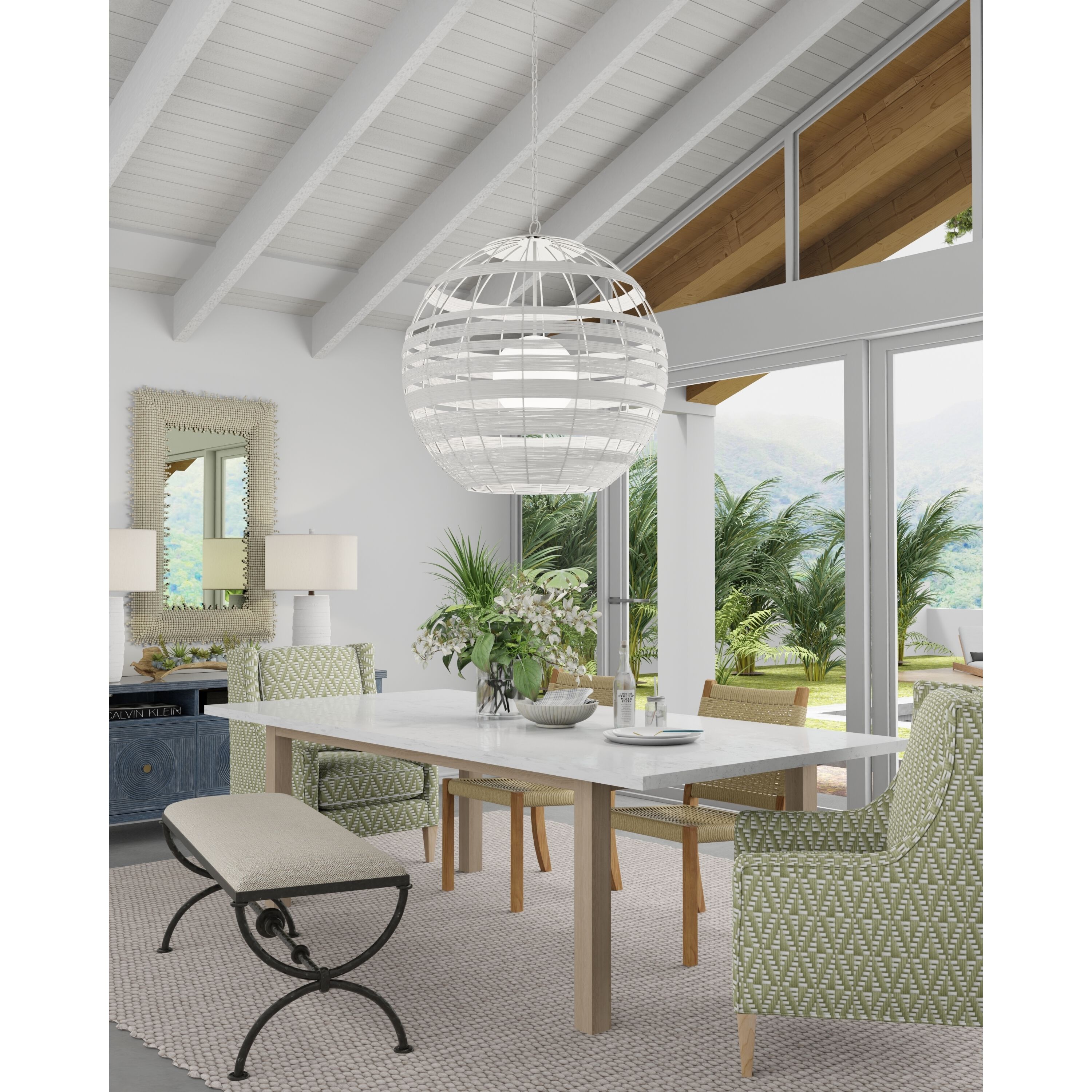 White orb ceiling light shop