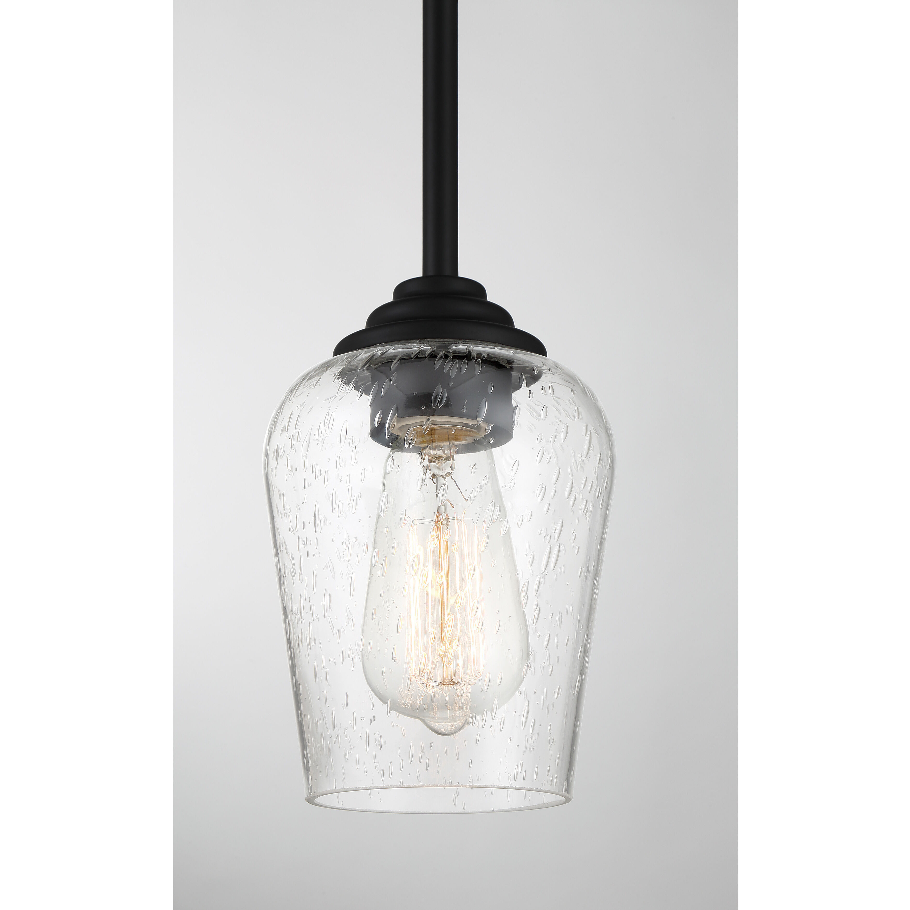 Shyloh 1 Light 4.88 inch Coal Pendant / Semi Flush Ceiling Light