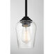 Shyloh 1 Light 4.88 inch Coal Pendant / Semi Flush Ceiling Light