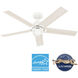 Erling 52 inch Fresh White with Bleached Alder/Fresh White Blades Ceiling Fan