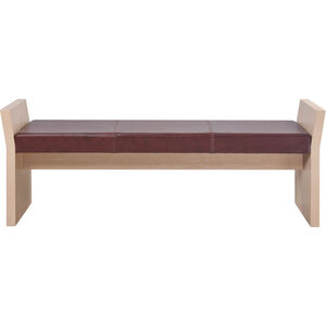 Taber Natural and Brown Bench