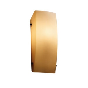 Fusion LED 5.5 inch Matte Black ADA Wall Sconce Wall Light in 1000 Lm LED, Mercury Fusion