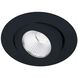 Ocularc Black Recessed Lighting in Flood, Warm Dim, Round