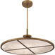Stiles LED 36 inch Ashen Gold Pendant Ceiling Light