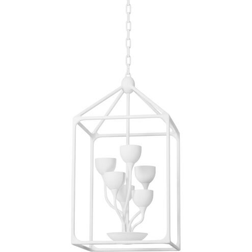 Westwood 8 Light 15 inch Gesso White Foyer Lantern Ceiling Light