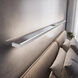 Thin-Line LED 96 inch Bright Satin Aluminum Wall Bar Wall Light in 8ft., 3000K