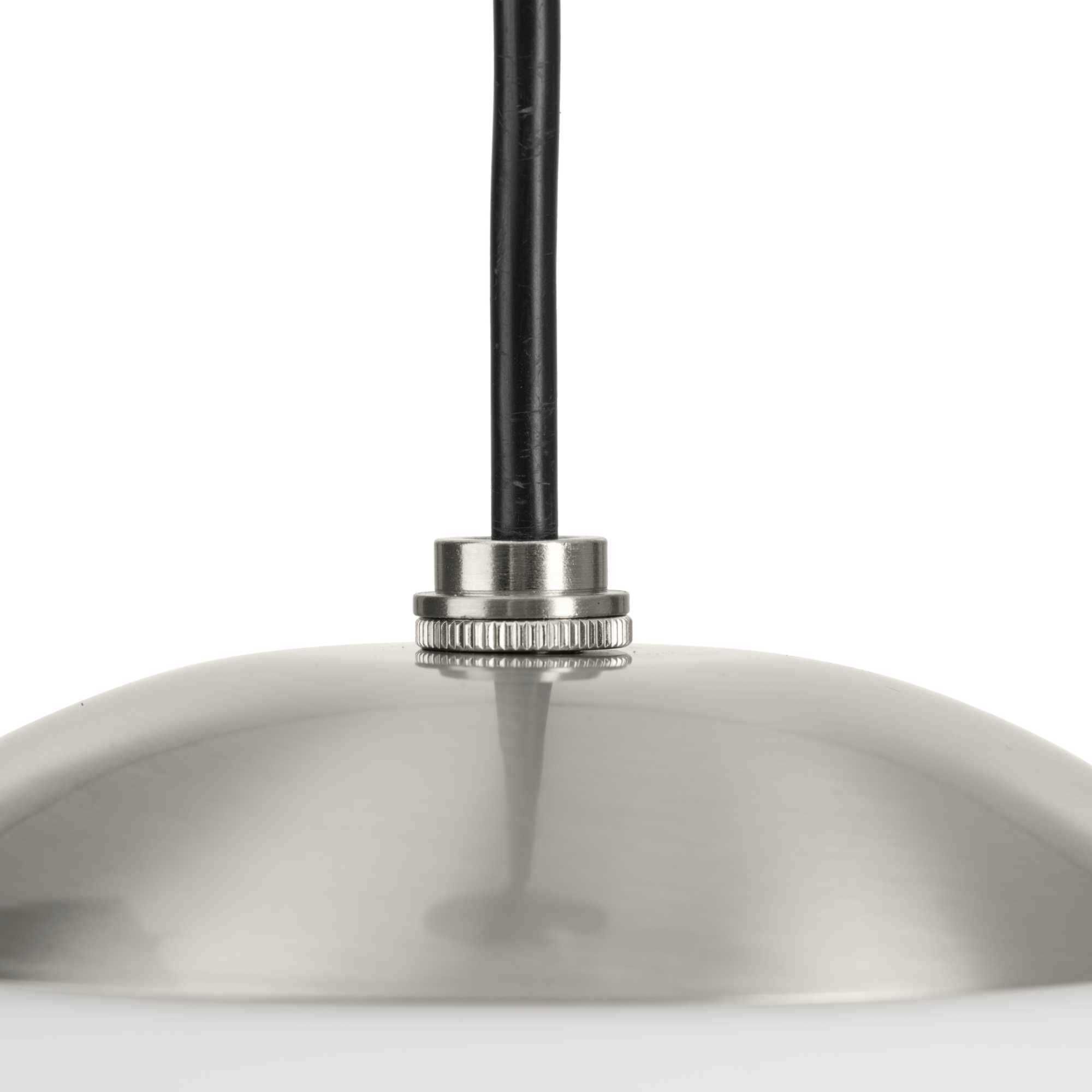 Atwell 1 Light 12 inch Brushed Nickel Pendant Ceiling Light, Large