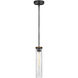 Sean Lavin Angelo 1 Light 3.38 inch Distressed Weathered Oak / Slate Grey Metal Pendant Ceiling Light