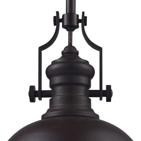 Chadwick 1 Light 13 inch Oil Rubbed Bronze Pendant Ceiling Light in Incandescent