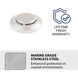 Surface Mounted Indicator Light 12 2.8 watt Stainless Steel Path Indicator Light in 2700K Warm LED, WAC Landscape
