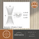 Nikko LED 6.5 inch Gold Wall Light