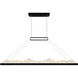 Himalayas LED 48 inch Black Island/Pool Table Light Ceiling Light