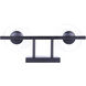 Madison 2 Light 16 inch Black Vanity Light Wall Light