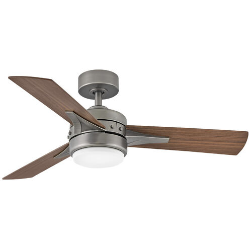 Ventus 44 inch Pewter with Driftwood, Teak Blades Fan