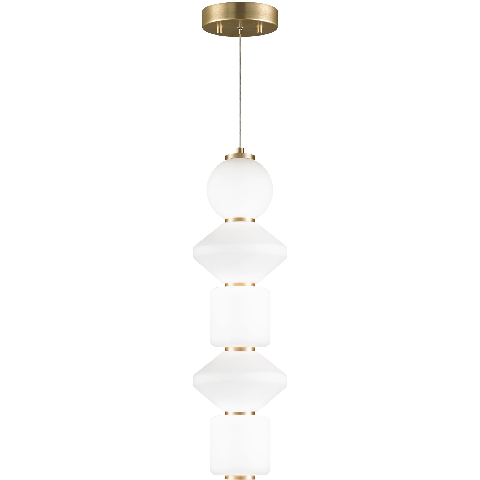 Dango LED 6.38 inch Oxidized Gold Pendant Ceiling Light