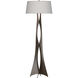 Moreau 62.6 inch 150 watt White Floor Lamp Portable Light in Flax