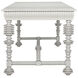 Portuguese 72 X 32 inch Solid White Desk