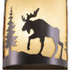 Yellowstone LED 8 inch Burnished Bronze Wall Light