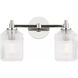 C&M by Chapman & Myers Barstow 2 Light 15.00 inch Bathroom Vanity Light