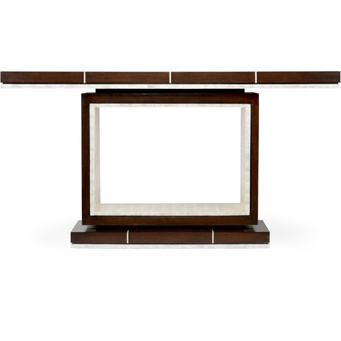 Wildwood 60 inch Dark Mahogany/Natural White Console Table