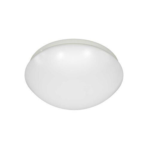 Relyence LED 10.63 inch White Flush Mount Ceiling Light, Round Mushroom