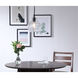 Pierce 1 Light 8 inch Black Pendant Ceiling Light