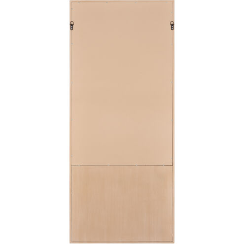 Latham 56 X 24 inch Natural and Clear Wall Mirror