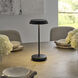 Sean Lavin Tepa 13.1 inch 2.20 watt Black Outdoor Rechargeable Table Lamp