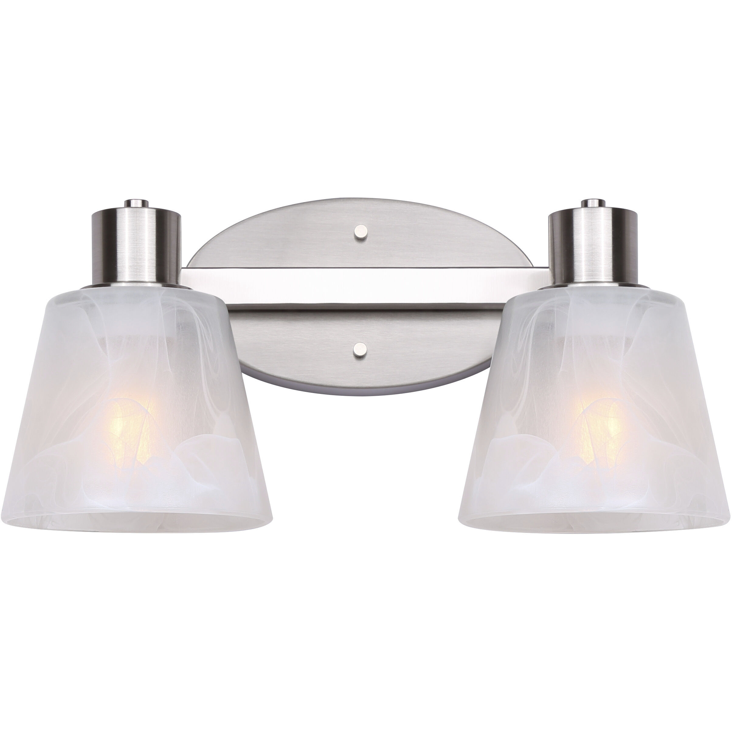 Luelle 2 Light 16 inch Brushed Nickel Vanity Light Wall Light