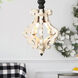 Harper 1 Light 12.6 inch Antique White Pendant Ceiling Light