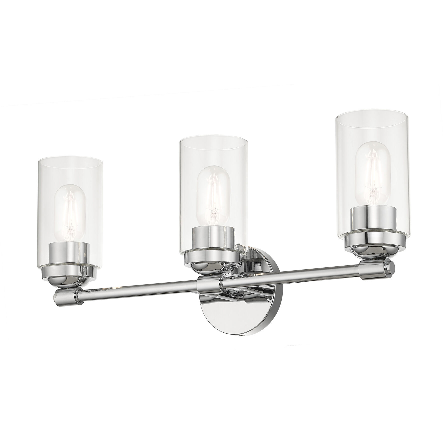 Whittier 3 Light 22 inch Polished Chrome Vanity Sconce Wall Light