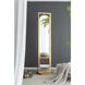 Full 78.7 X 18.1 inch Gold Mirror