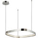 Yukon LED 19.75 inch Polished Nickel Pendant Ceiling Light