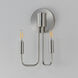 Abner 2 Light 7 inch Satin Nickel Wall Sconce Wall Light