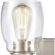 Calistoga 2 Light 14 inch Brushed Nickel Vanity Light Wall Light