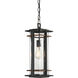 San Marcos 1 Light 6.5 inch Coal/Antique Copper Accents Outdoor Chain Hung Lantern, The Great Outdoors