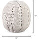 Lunar White Sphere in Matte White Porcelain