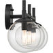 Auresa 3 Light 26 inch Coal Bath Vanity Wall Light