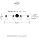 Portman 4 Light 35.25 inch Matte Black Vanity Light Wall Light