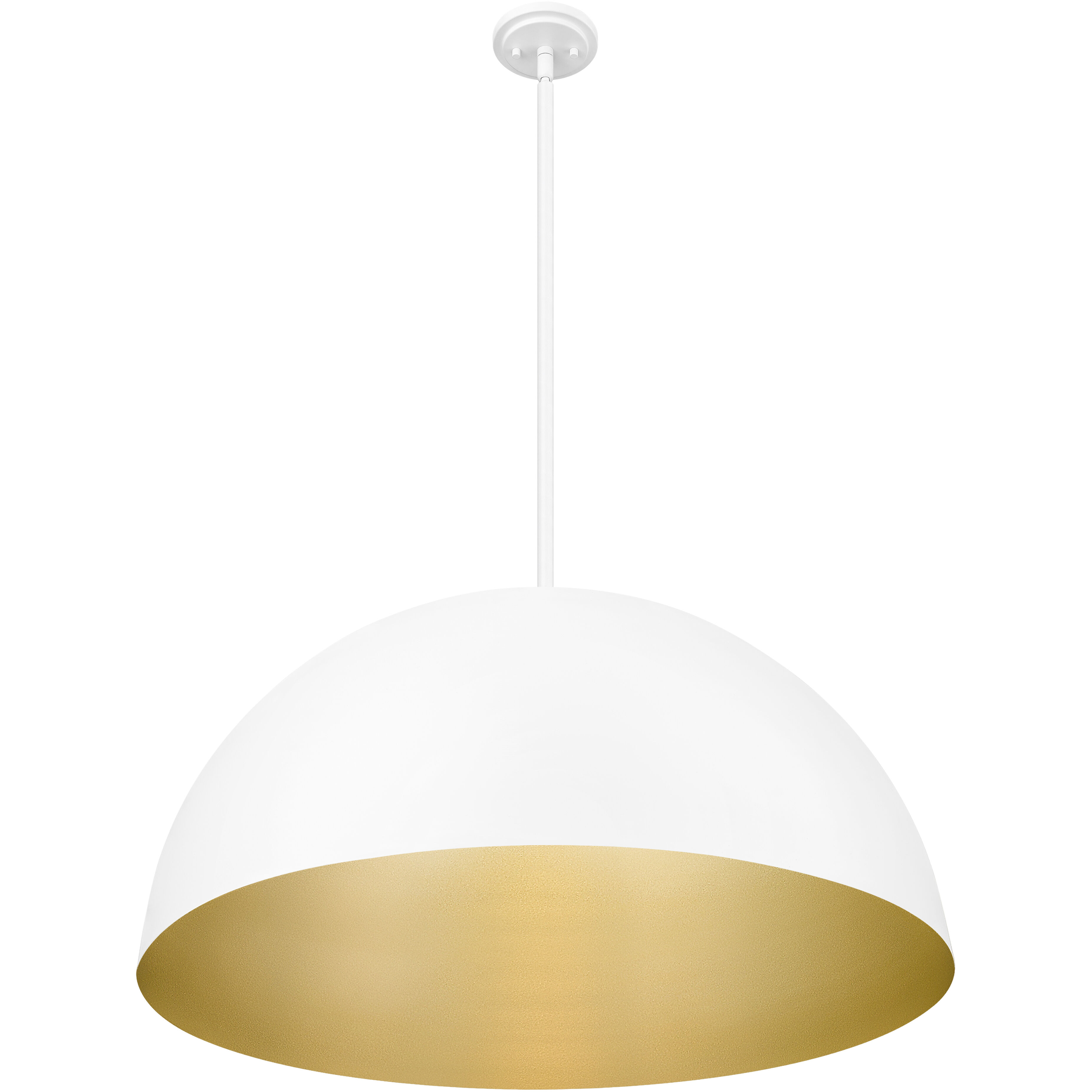 Vega Pendant Ceiling Light in Matte White