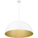 Vega Pendant Ceiling Light in Matte White