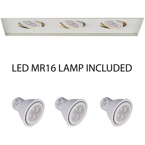 Mr16 Mult GY5.3 White Multiple Recessed Trim in LED