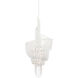 Neptune 8 Light 38.75 inch Gesso White Chandelier Ceiling Light