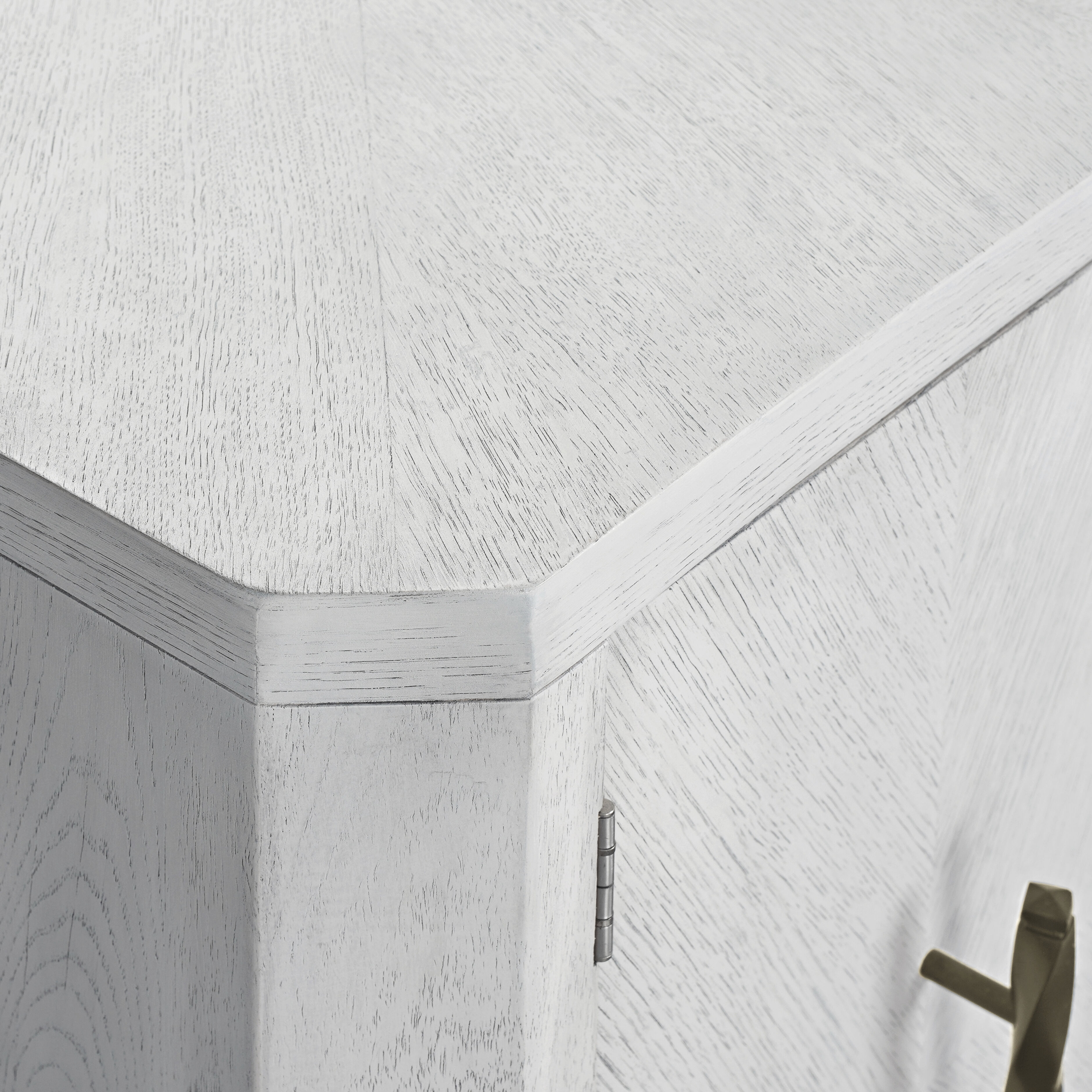 Bowtie Whitewash Cabinet