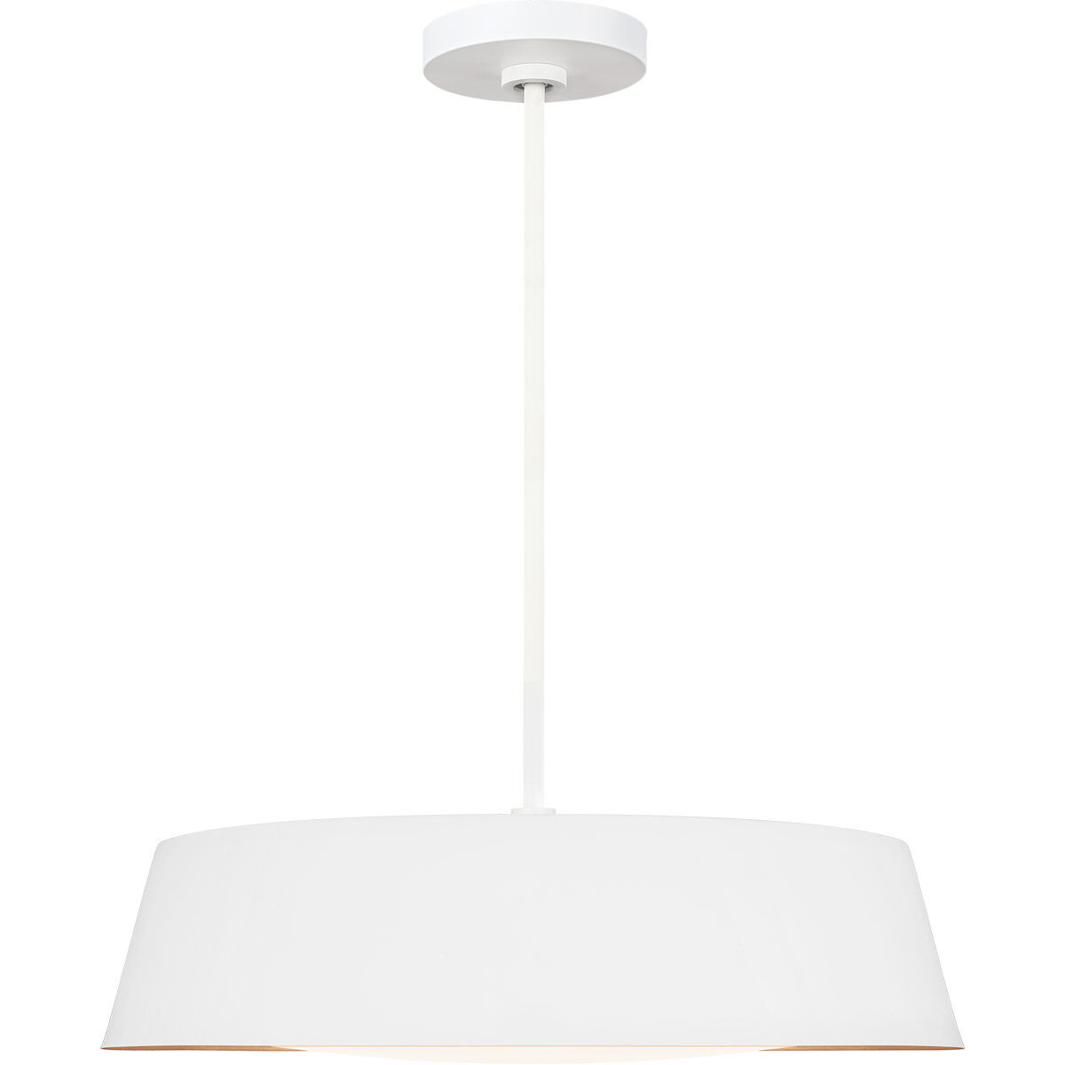 ED Ellen DeGeneres Asher 5 Light 19 inch Matte White Pendant Ceiling Light
