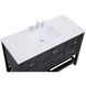 Theo 48 X 22 X 34 inch Black Vanity Sink Set