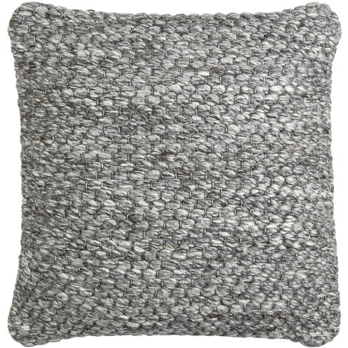 Cuttack 20 X 20 inch Medium Grey Accent Pillow